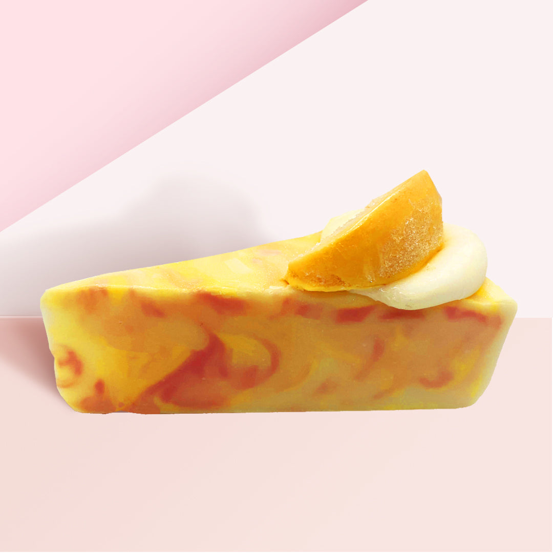 Peach Cake Slice Soap