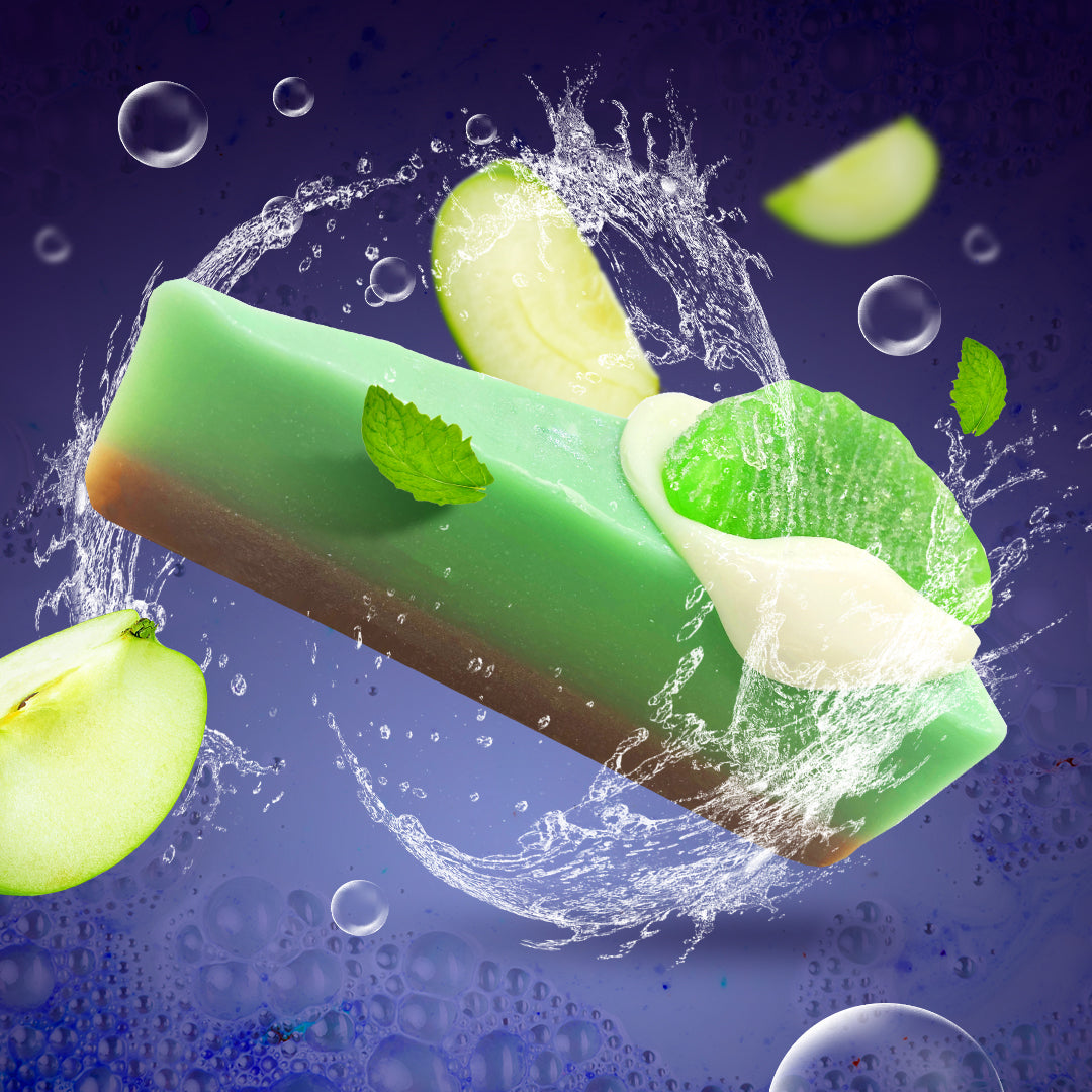 Key Lime Cake Slice Soap
