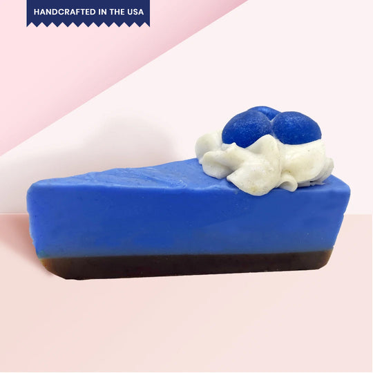 Blueberry Cake Slice Soap